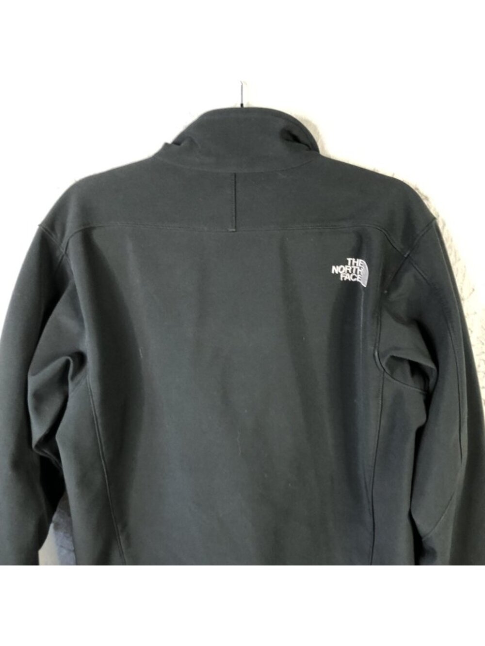 The North Face Softshell Jacket Mens Small Black Apex Full Zip Windbreaker - Picture 13 of 15